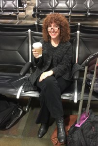 Me, at SMF airport after waking up at 4:30AM to catch an early flight